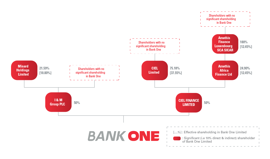 Shareholidng structure schema
